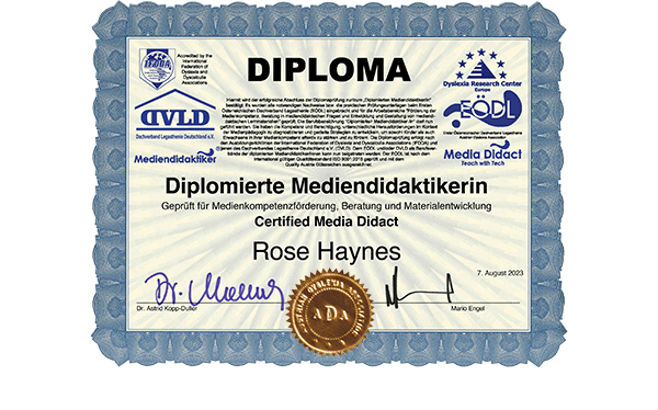Mediendidaktiker Diploma